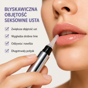 Błyszczyk powiększający usta Glow Tulip – serum do ust w pisaku
